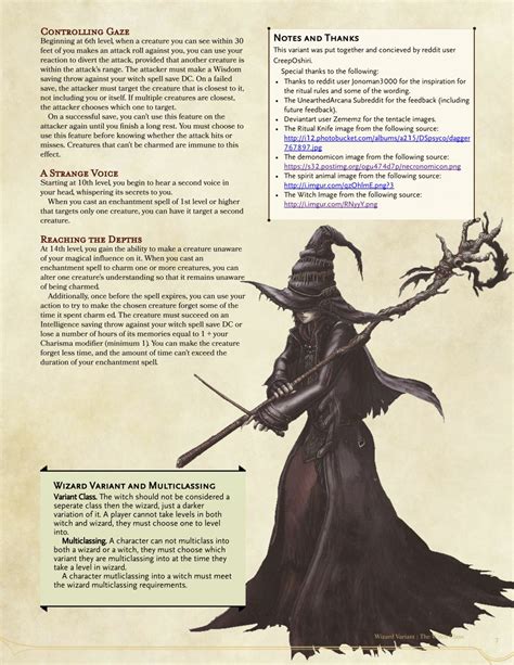 Dnd witch hunter